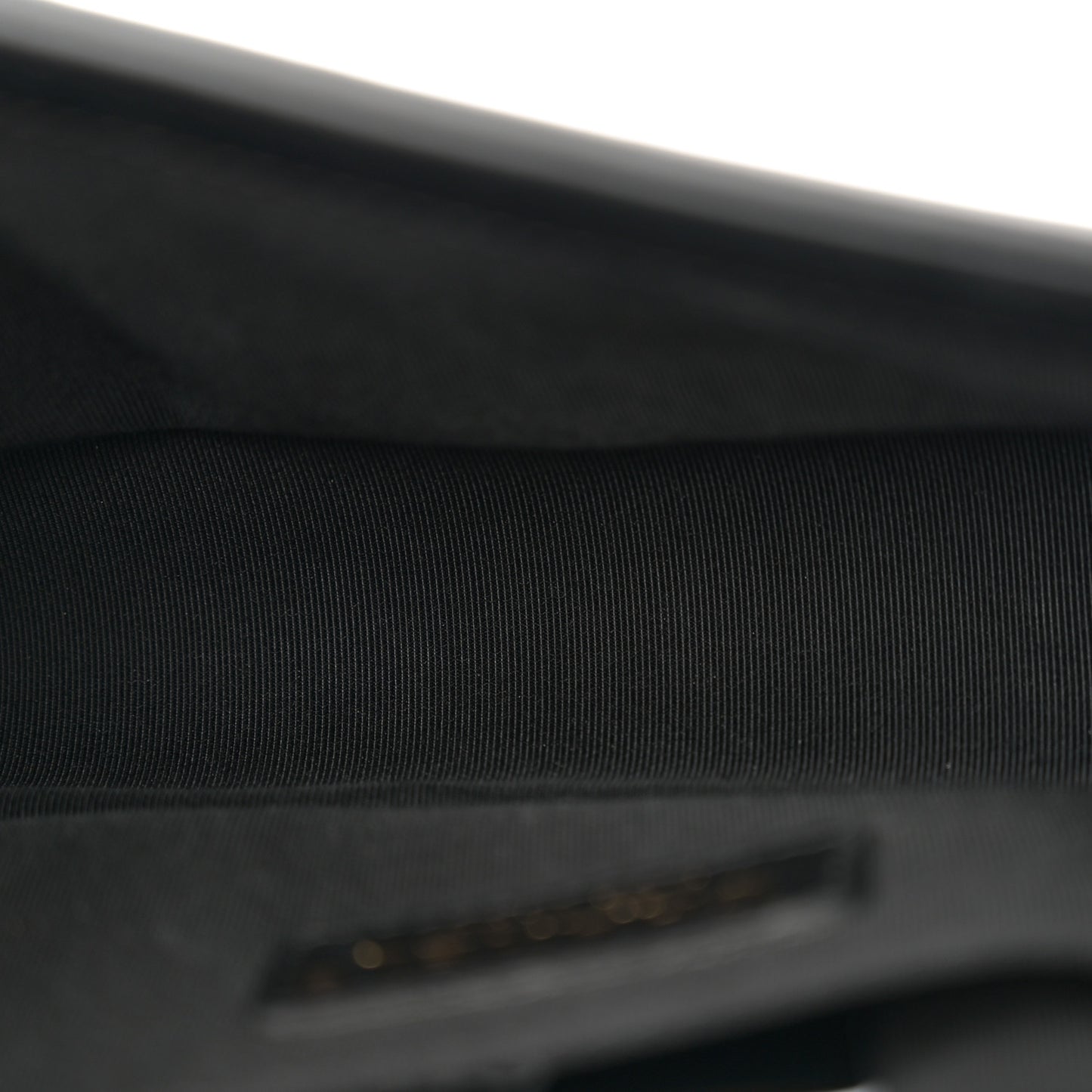 Lambskin Quilted Small Boy Flap Black