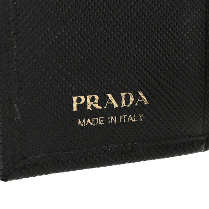 Prada Saffiano Metal 6 Key Holder Black 6 of 6