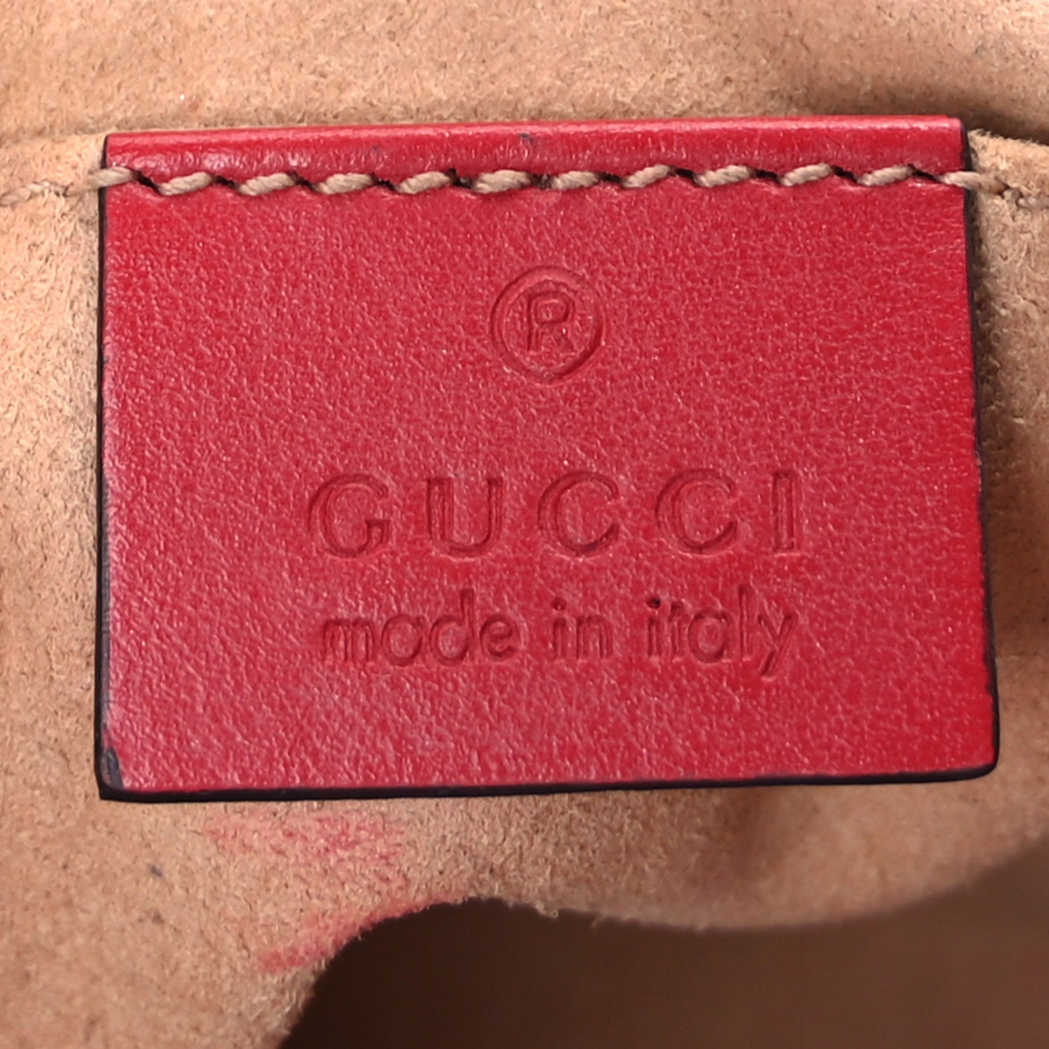 Gucci Calfskin Matelasse Mini GG Marmont Shoulder Bag  Hibiscus Red 5 of 8