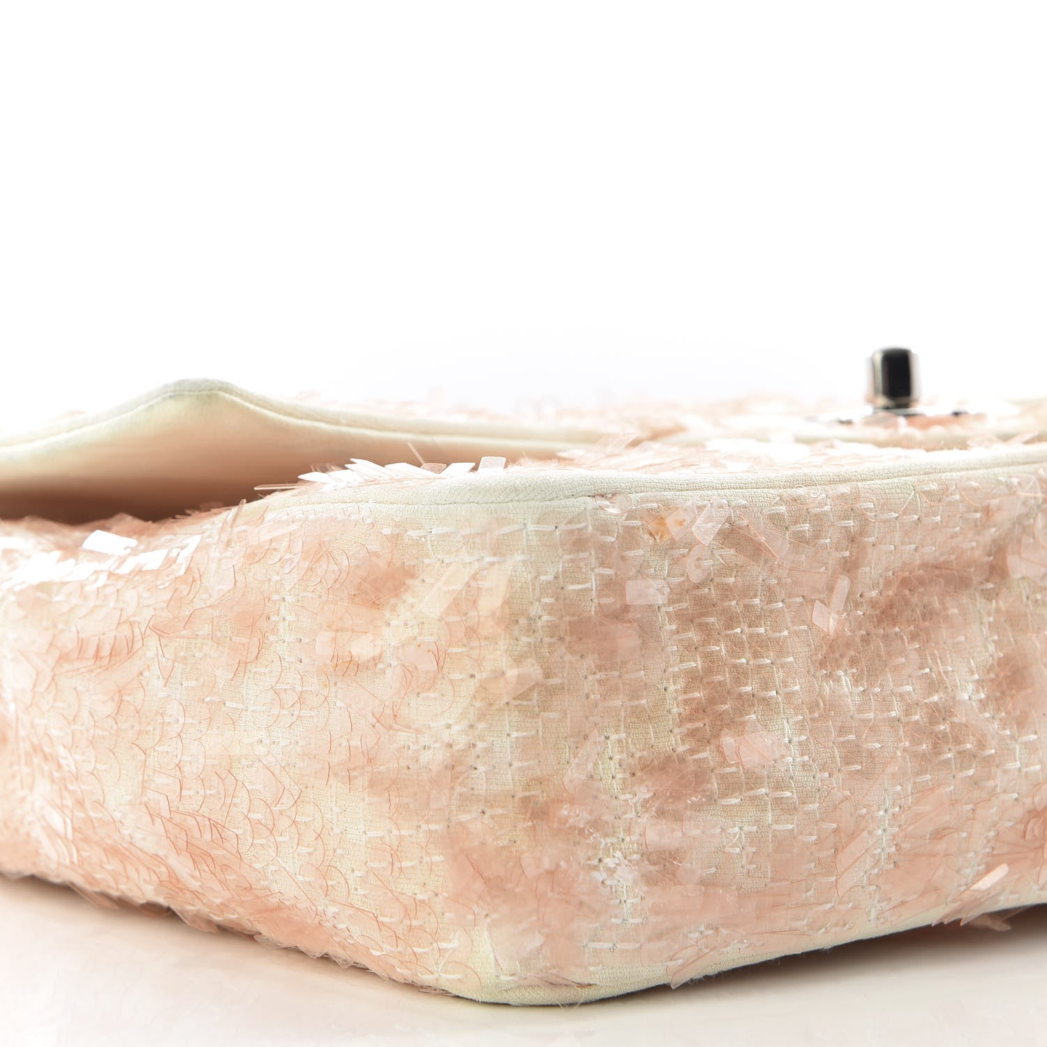 Chanel Sequin Paillette Small Flap Light Pink 5 of 10
