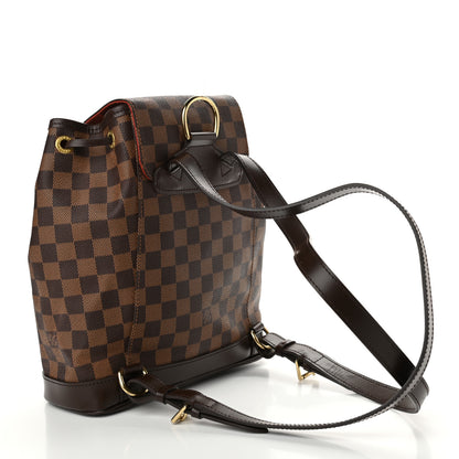 Louis Vuitton Damier Ebene Montsouris MM Backpack 2 of 9