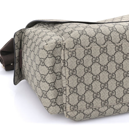 Gucci GG Plus Monogram Messenger Diaper Bag  Dark Brown 7 of 7