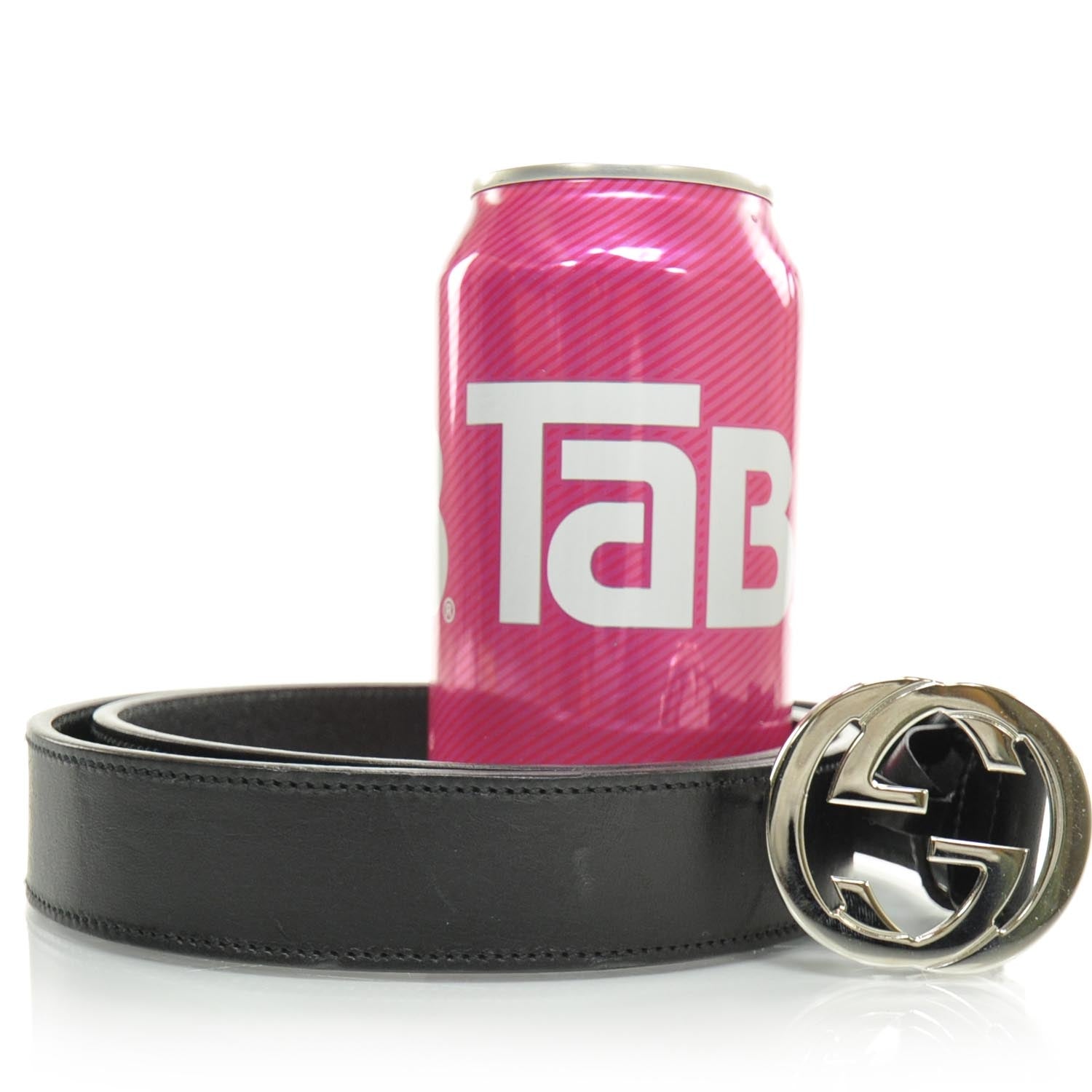 Gucci Leather Interlocking G Belt 90 36 Black 4 of 5