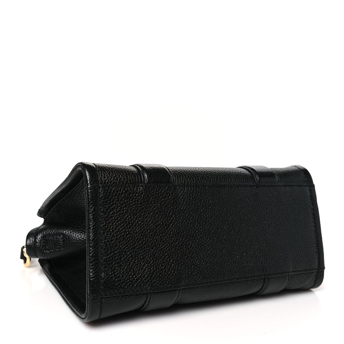 Grained Calfskin Small The Tote Bag Black