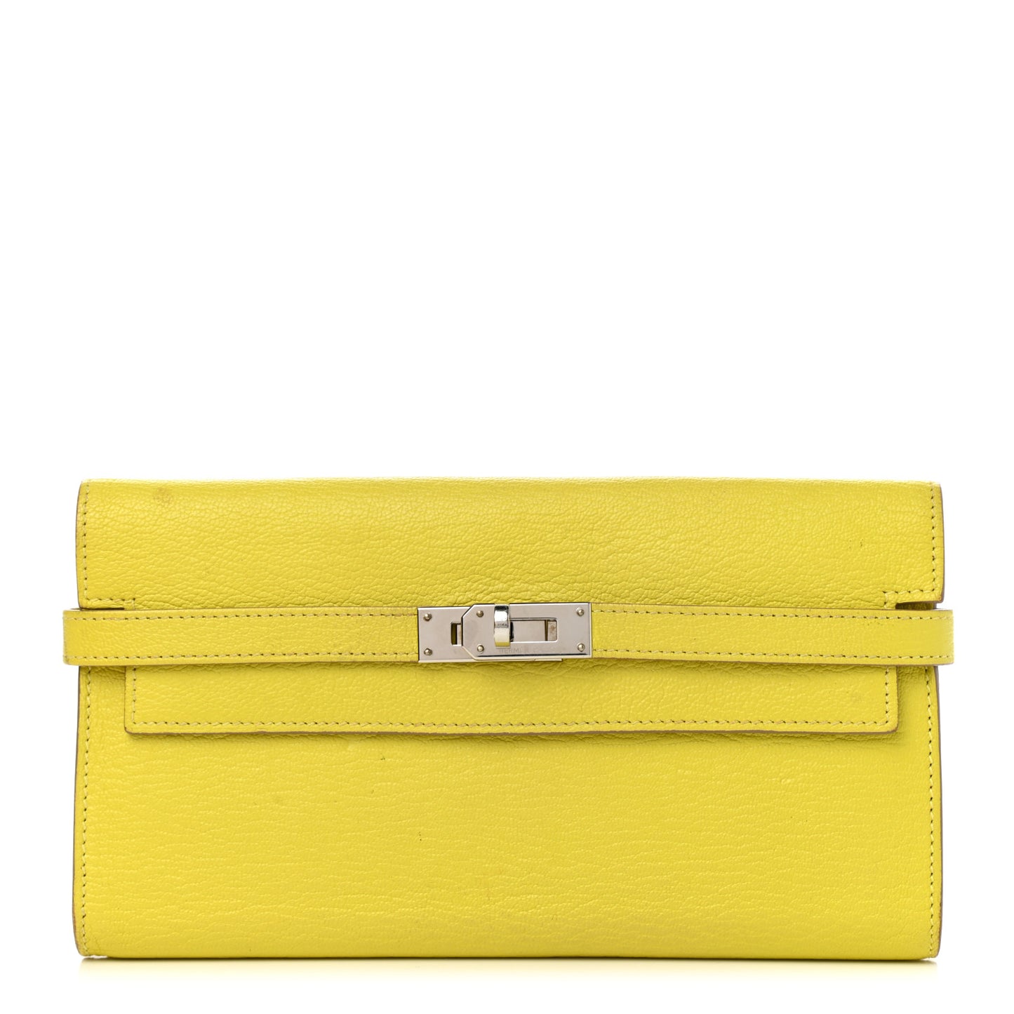 Chevre Mysore Kelly Longue Wallet Lime