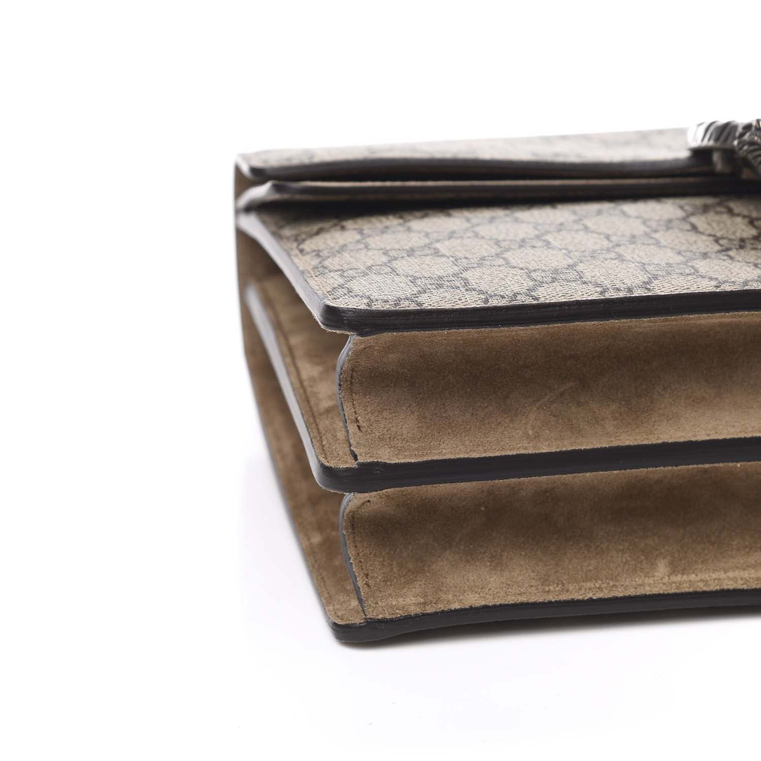 Gucci GG Supreme Monogram Medium Dionysus Shoulder Bag Taupe 8 of 11