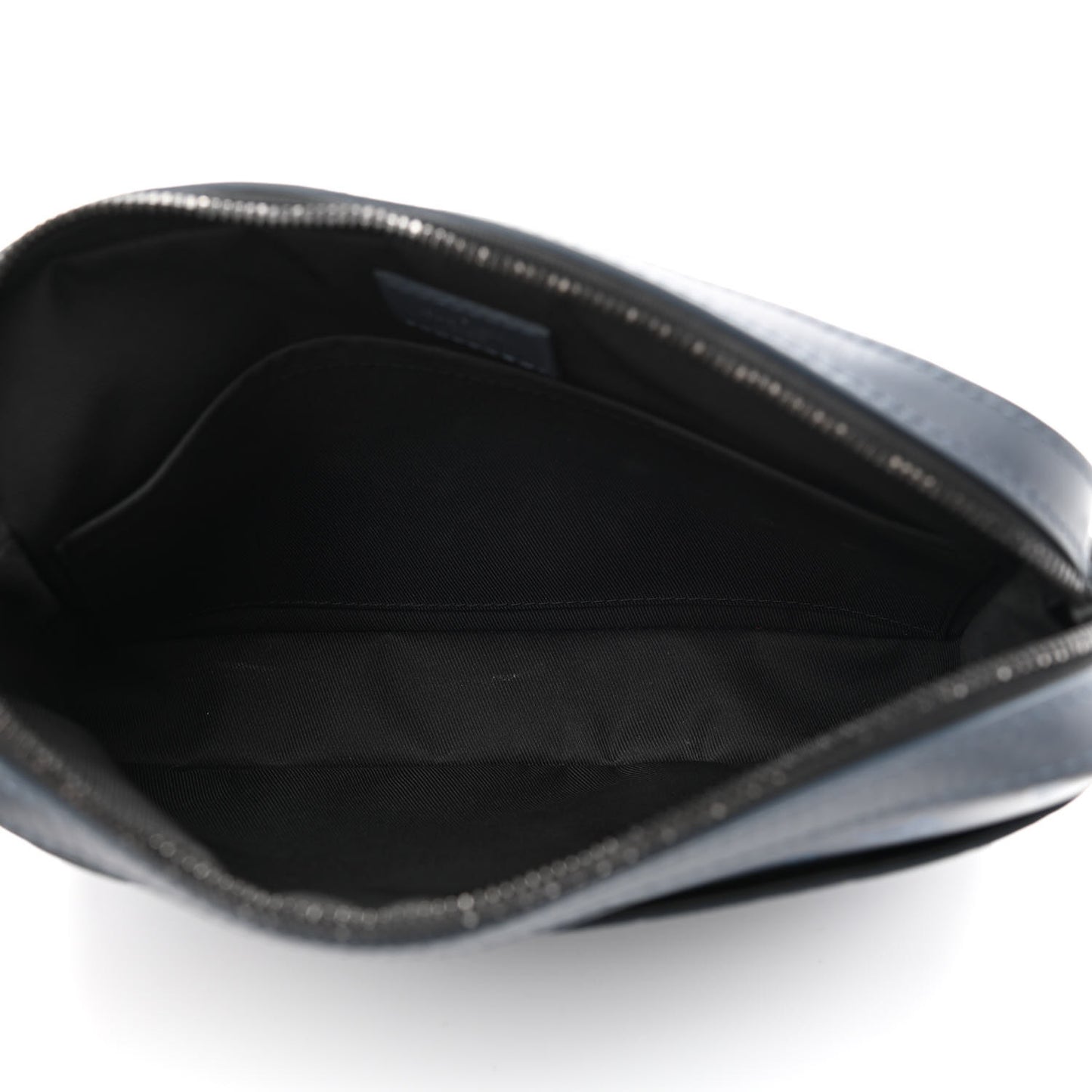 Calfskin Monogram Shadow Duo Messenger Navy Blue