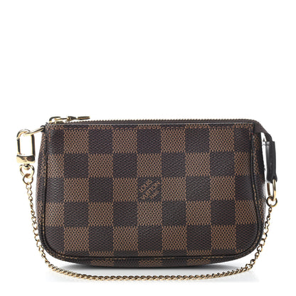 Louis Vuitton Damier Ebene Mini Pochette Accessories 1 of 7