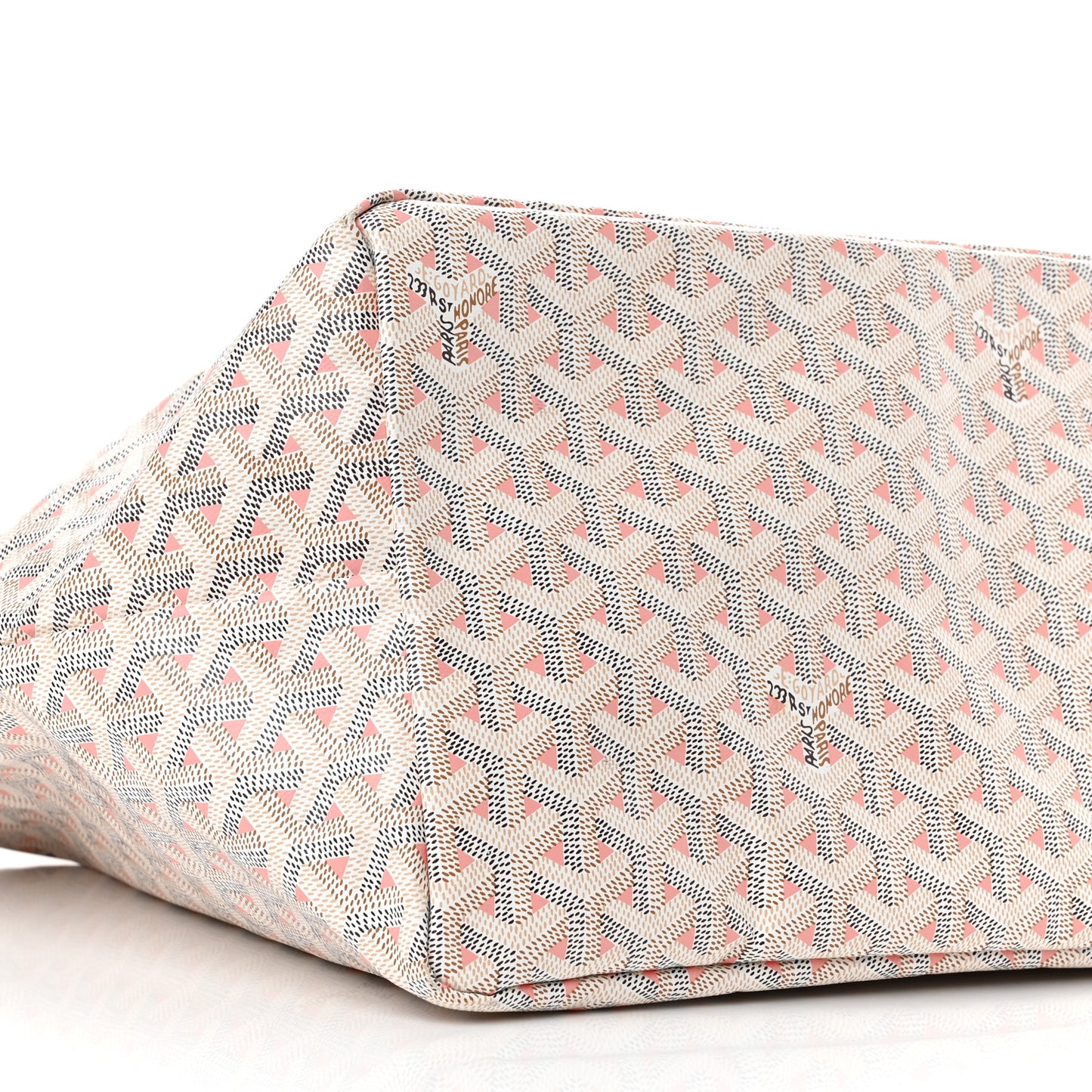 Goyardine Saint Louis Claire Voie GM White Pink