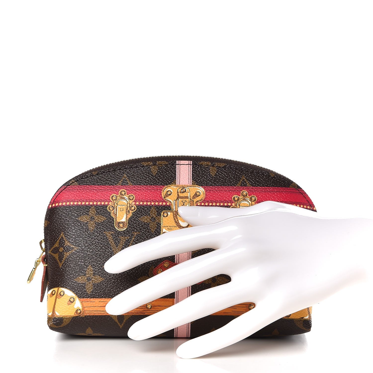 Louis Vuitton Monogram Summer Trunks Cosmetic Pouch PM 2 of 6