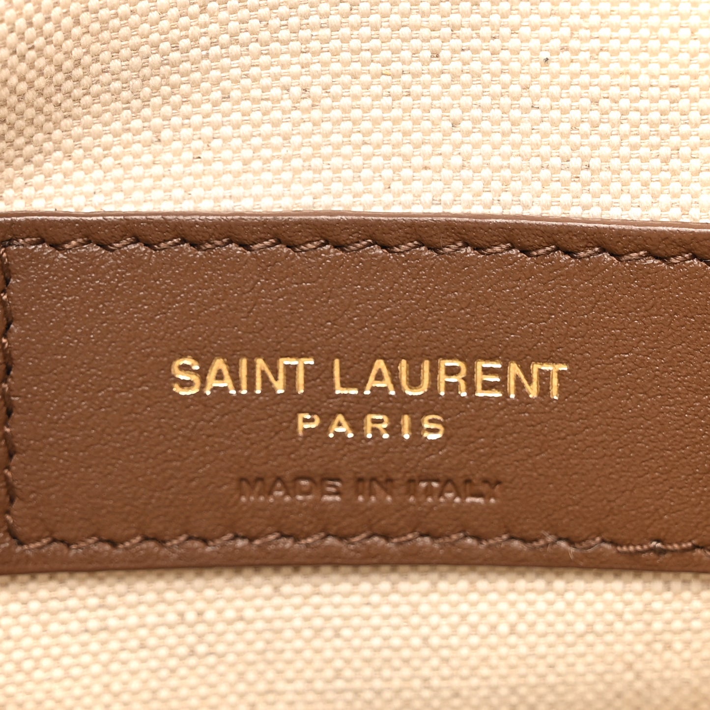 Shearling Suede Monogram Joe Nano Bucket Bag Dark Cigar Natural Beige