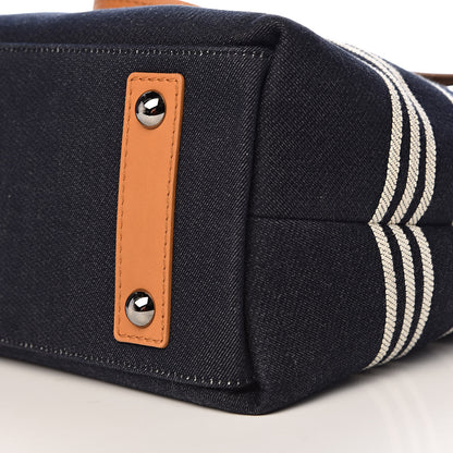 Chanel Denim Tall Shopping Tote Blue 10 of 11