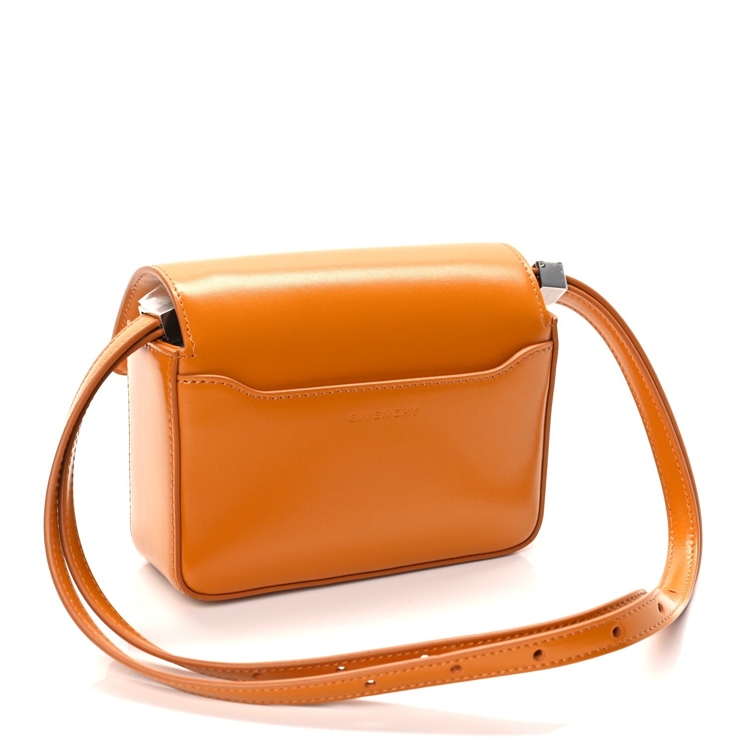 Givenchy Box Calfskin Small 4G Shoulder Bag Orange 2 of 8