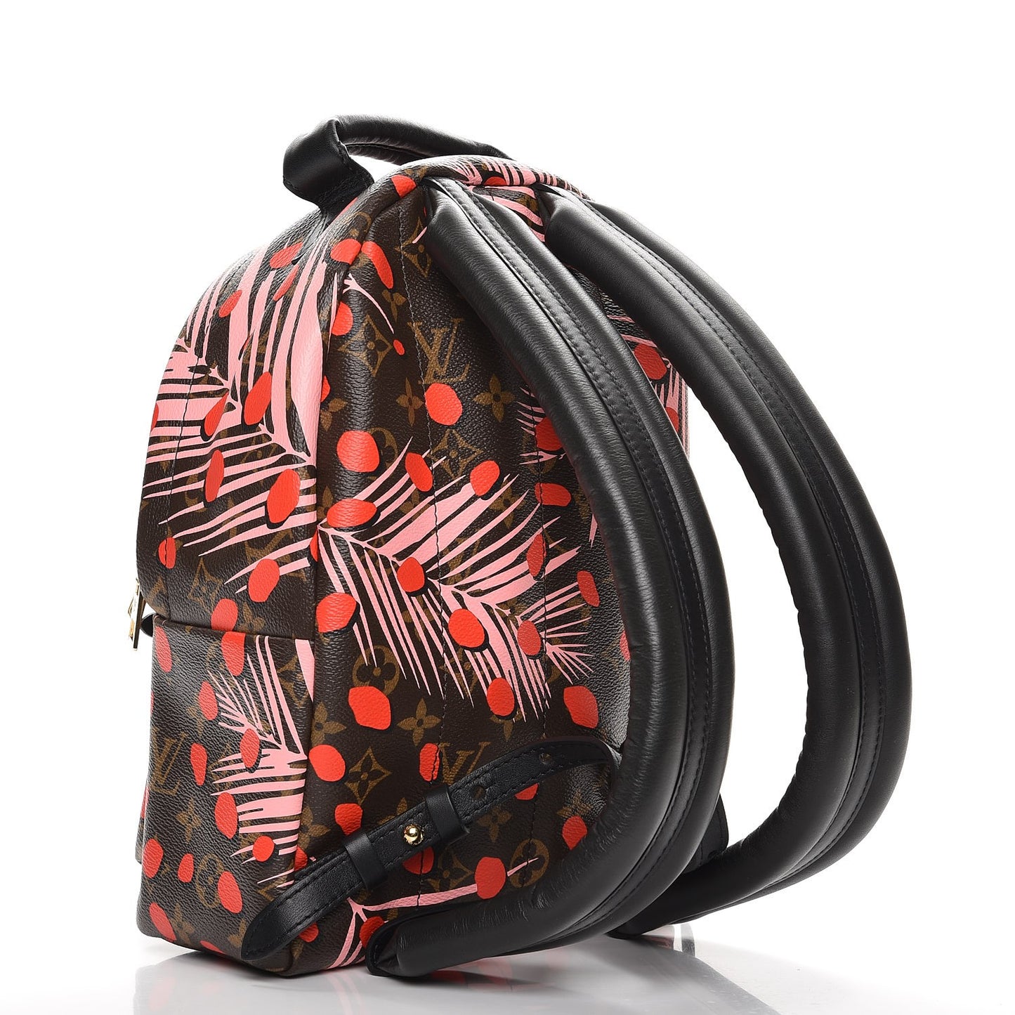 Monogram Jungle Dots Palm Springs Backpack PM Sugar Pink Poppy