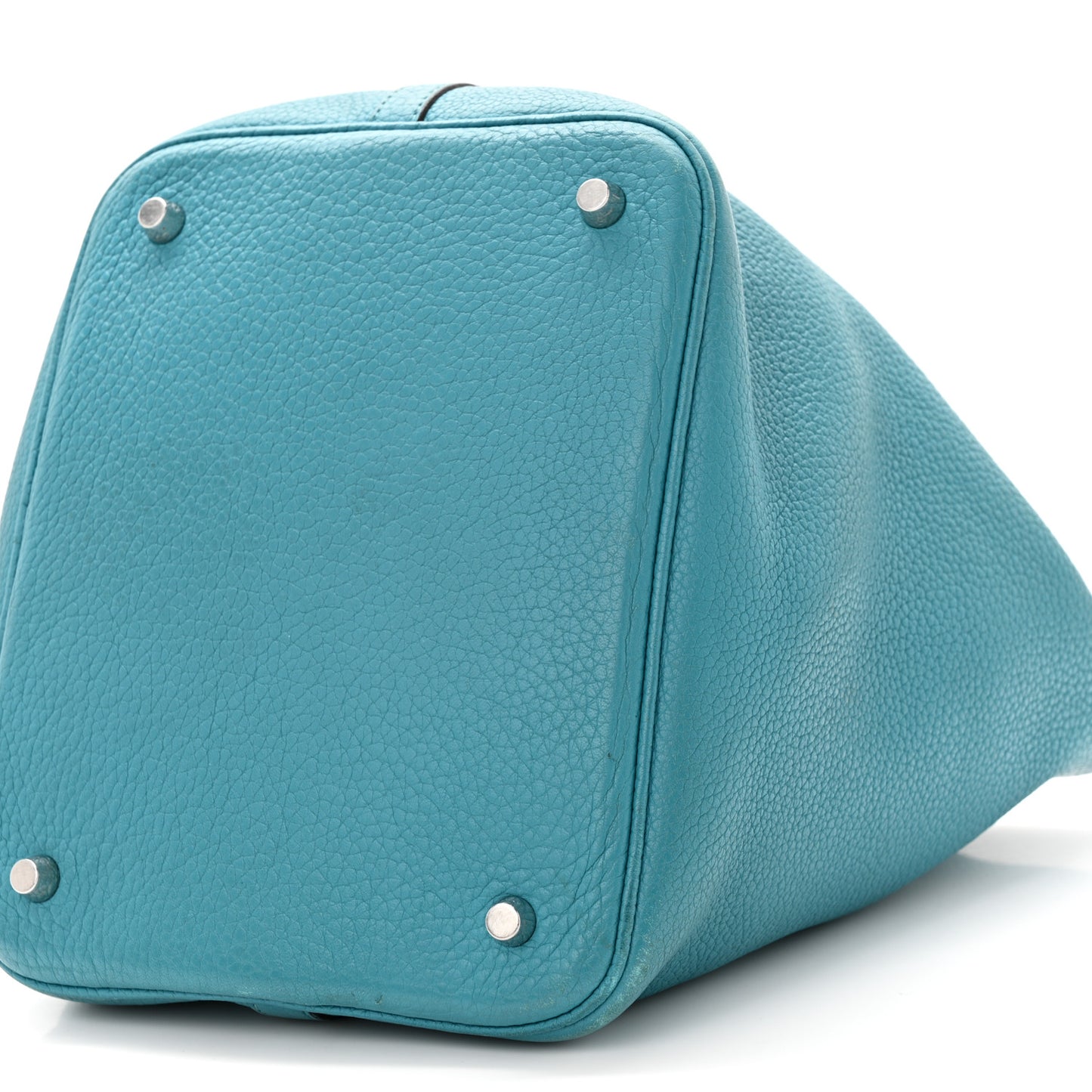 Taurillon Clemence Picotin Lock 22 MM Turquoise