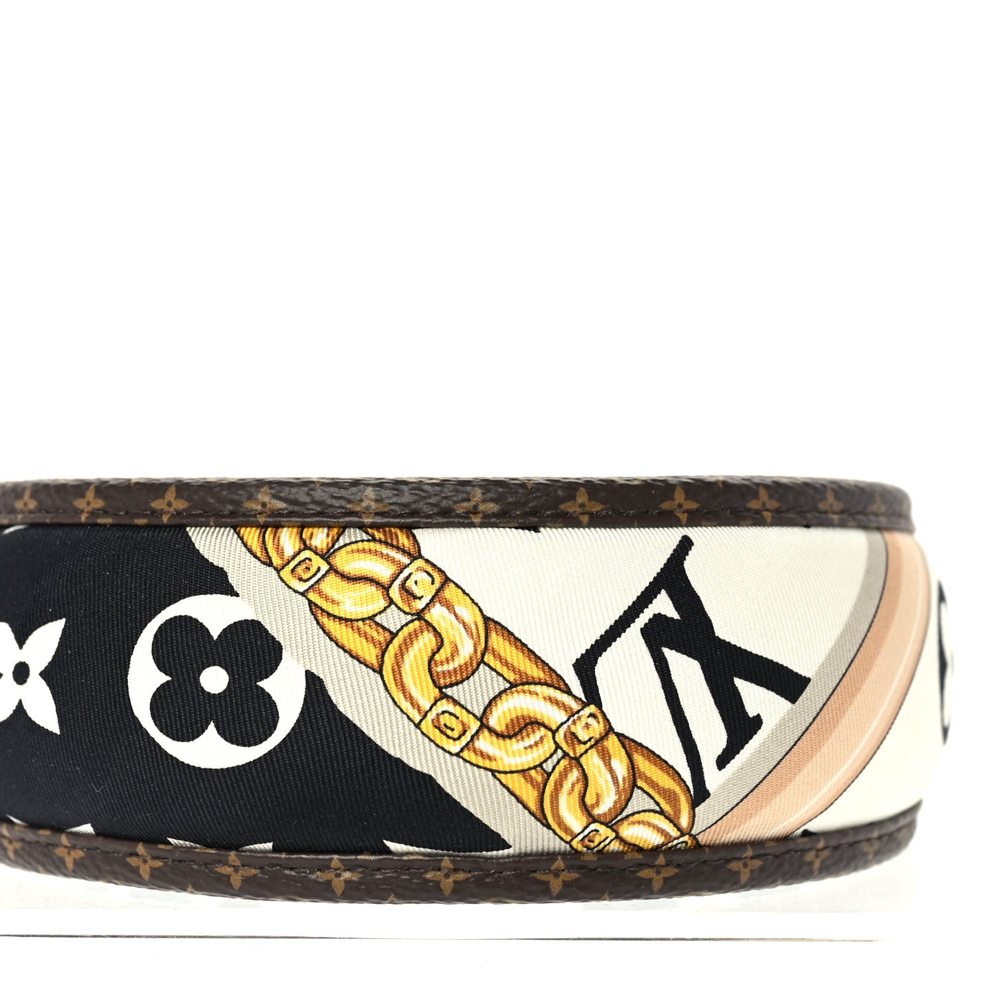 Monogram Be Mindful Headband White Multicolor