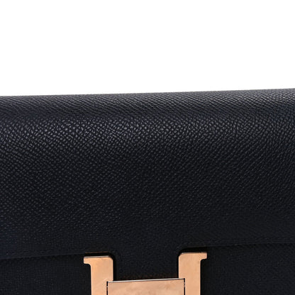 Hermes Epsom Constance Long To Go Wallet Black 6 of 8