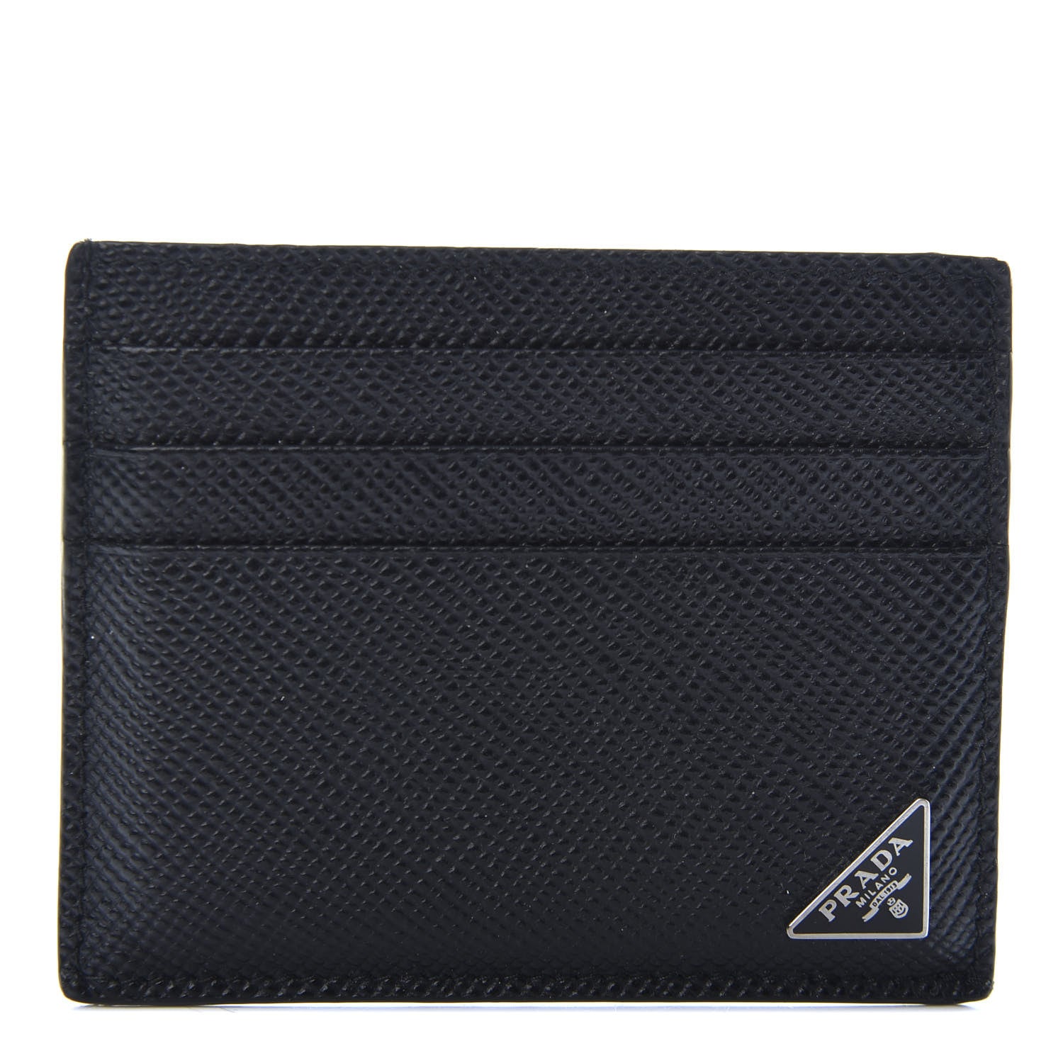 Prada Saffiano Card Holder Black 1 of 6
