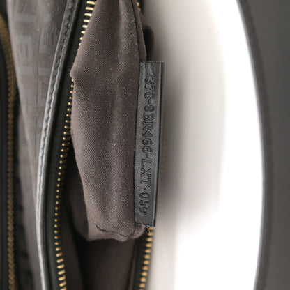 Fendi Zucchino Cuoio Chef Pocket Shoulder Bag Black 6 of 16