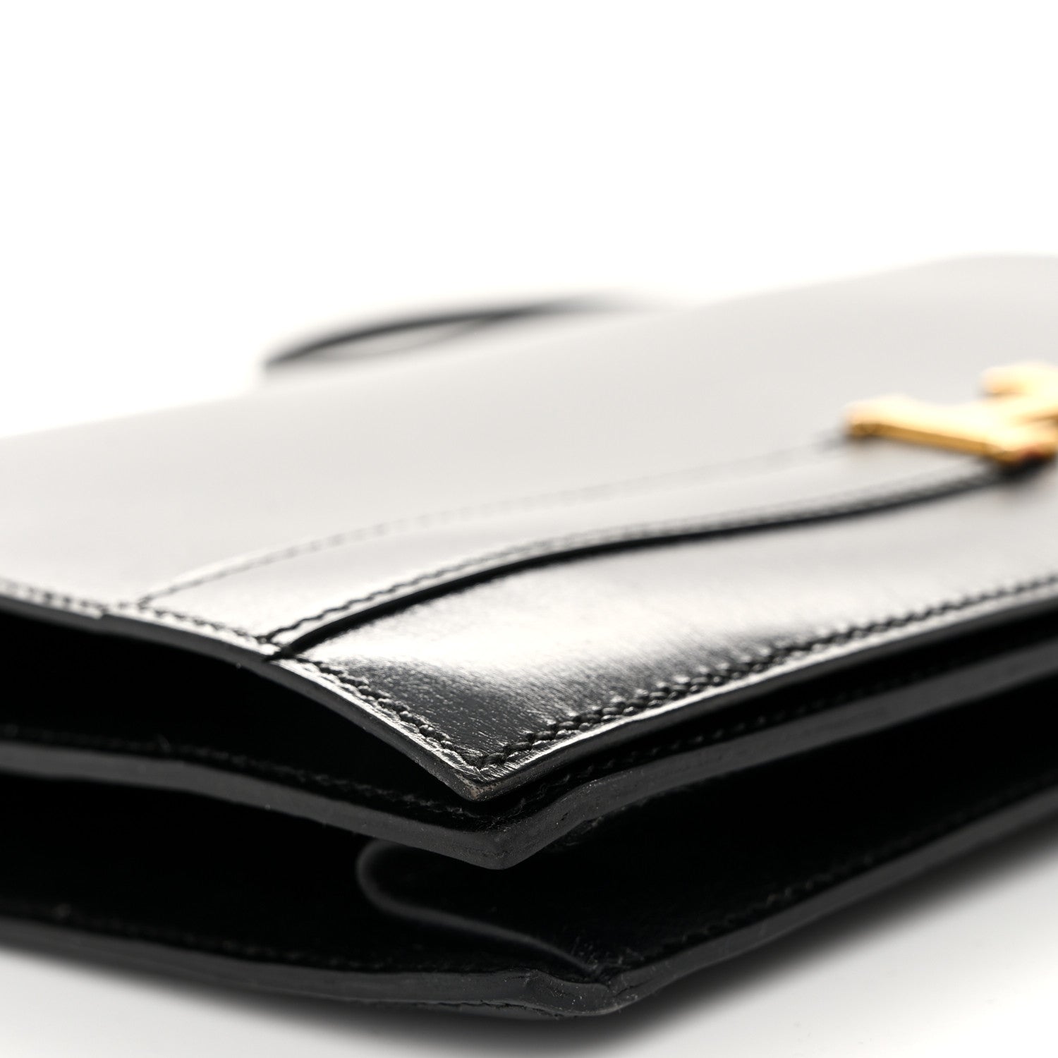 Hermes Box Annie Clutch Shoulder Bag Black 9 of 13