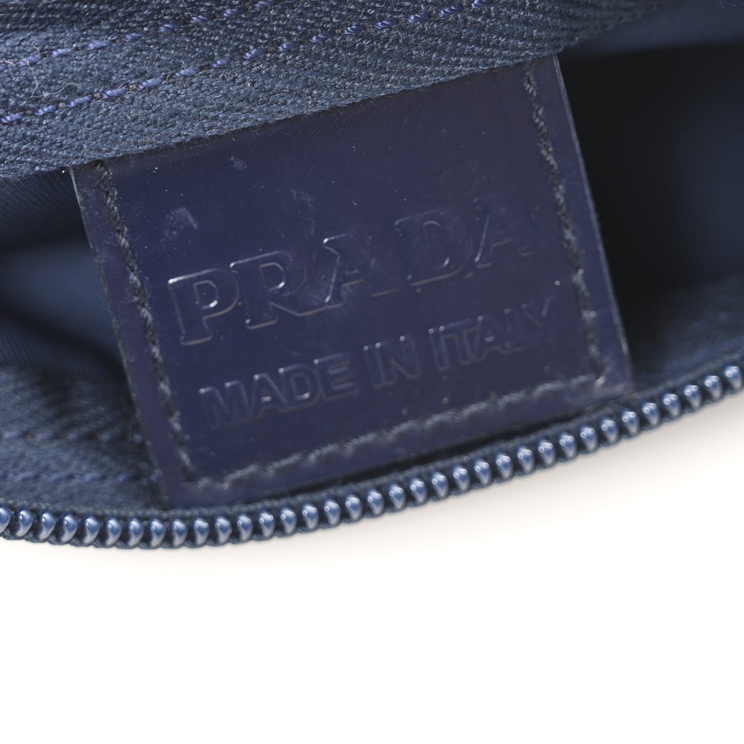 Prada Nylon Vela Cosmetic Pouch Baltico 5 of 7