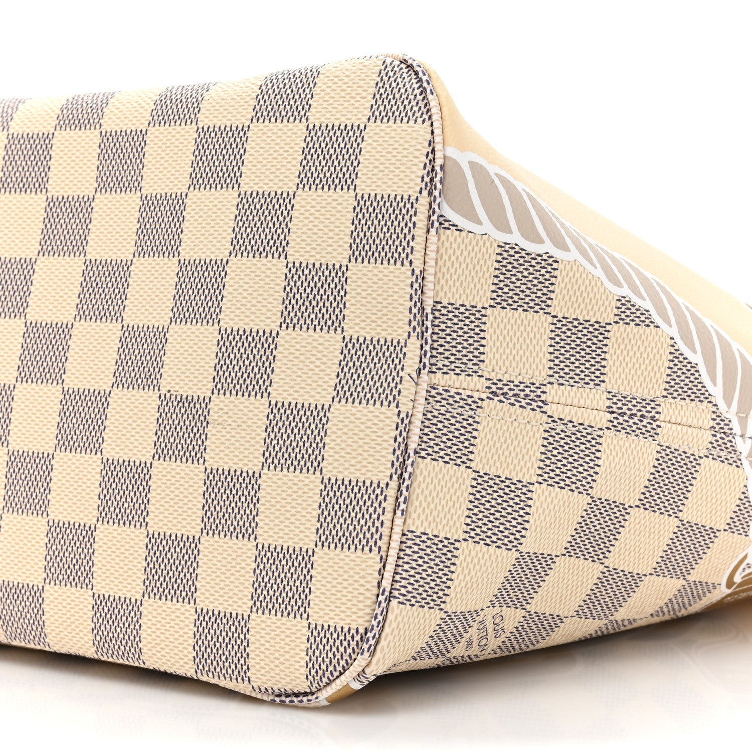 Louis Vuitton Damier Azur Nautical Neverfull MM 9 of 10