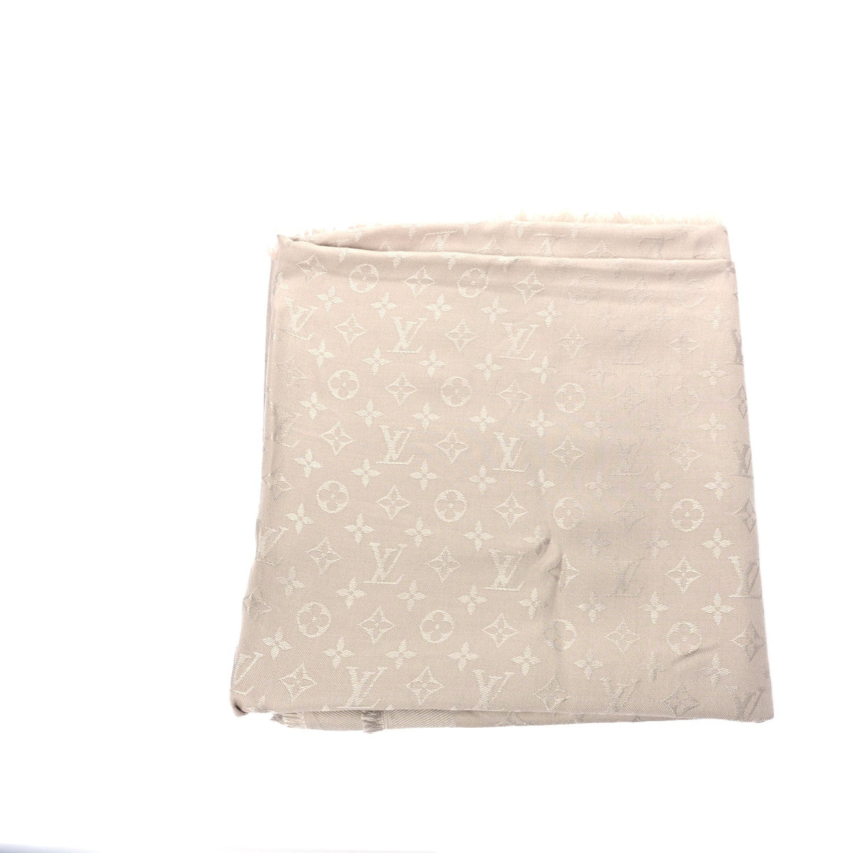 Monogram Shawl Beige