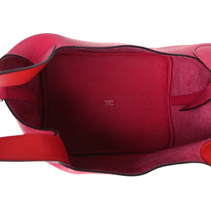 Hermes Taurillon Clemence Picotin Lock 22 MM Rose Mexico 5 of 11