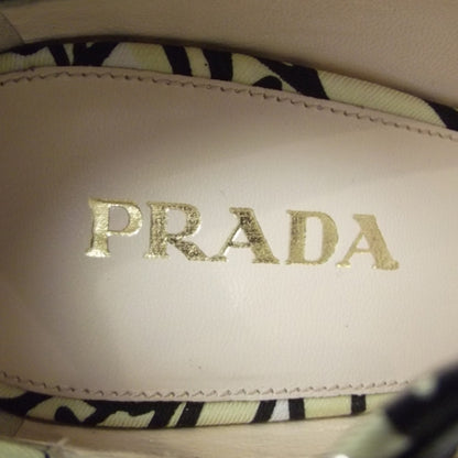 Prada Twill Floral Bow Pumps 40 5 of 8