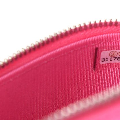 Chanel Lambskin Quilted Phone Holder With Chain Pink 9 of 10