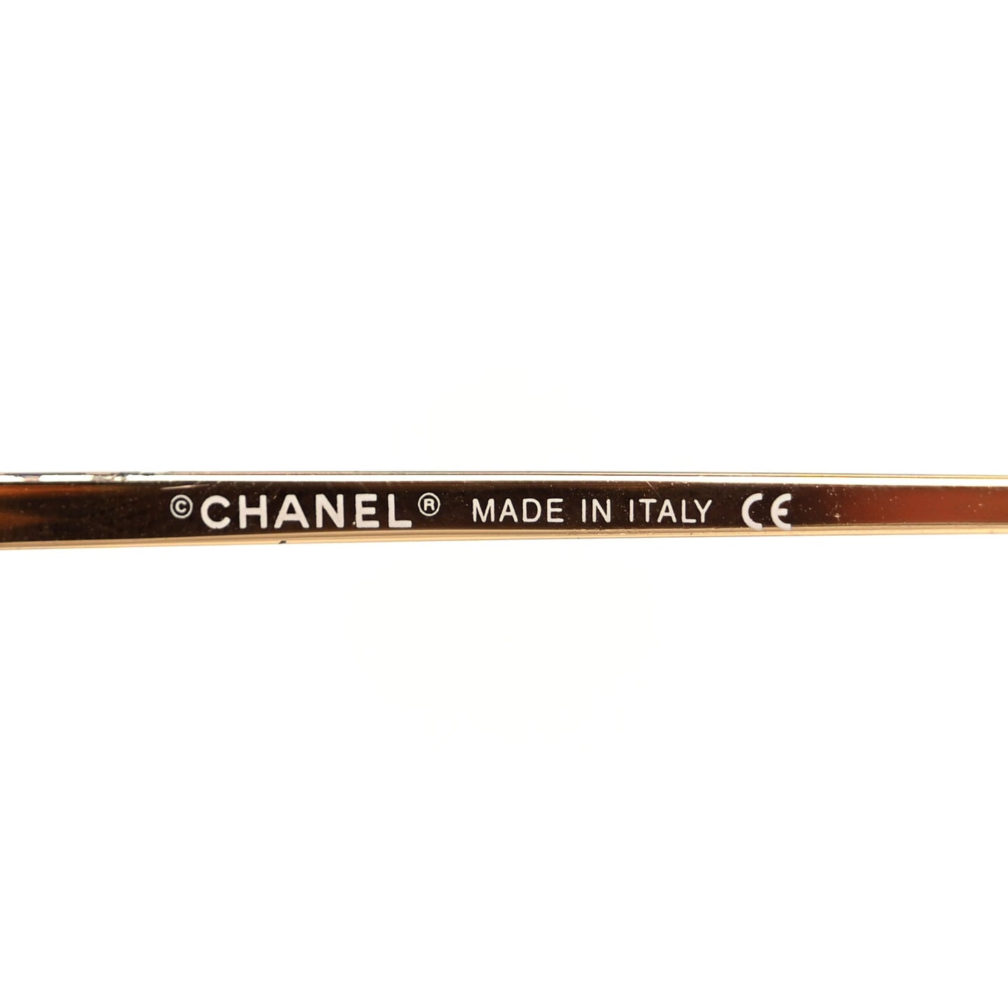 Metal Crystal CC Logo Sunglasses 4017-D Brown