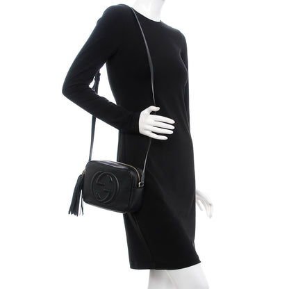 Gucci Pebbled Calfskin Small Soho Disco Bag Black 2 of 7