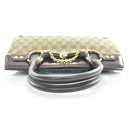 Gucci Monogram Horsebit Chain Shoulder Bag 6 of 11