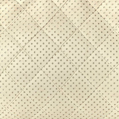 Chanel Lambskin Perforated Timeless Clutch White 8 of 9