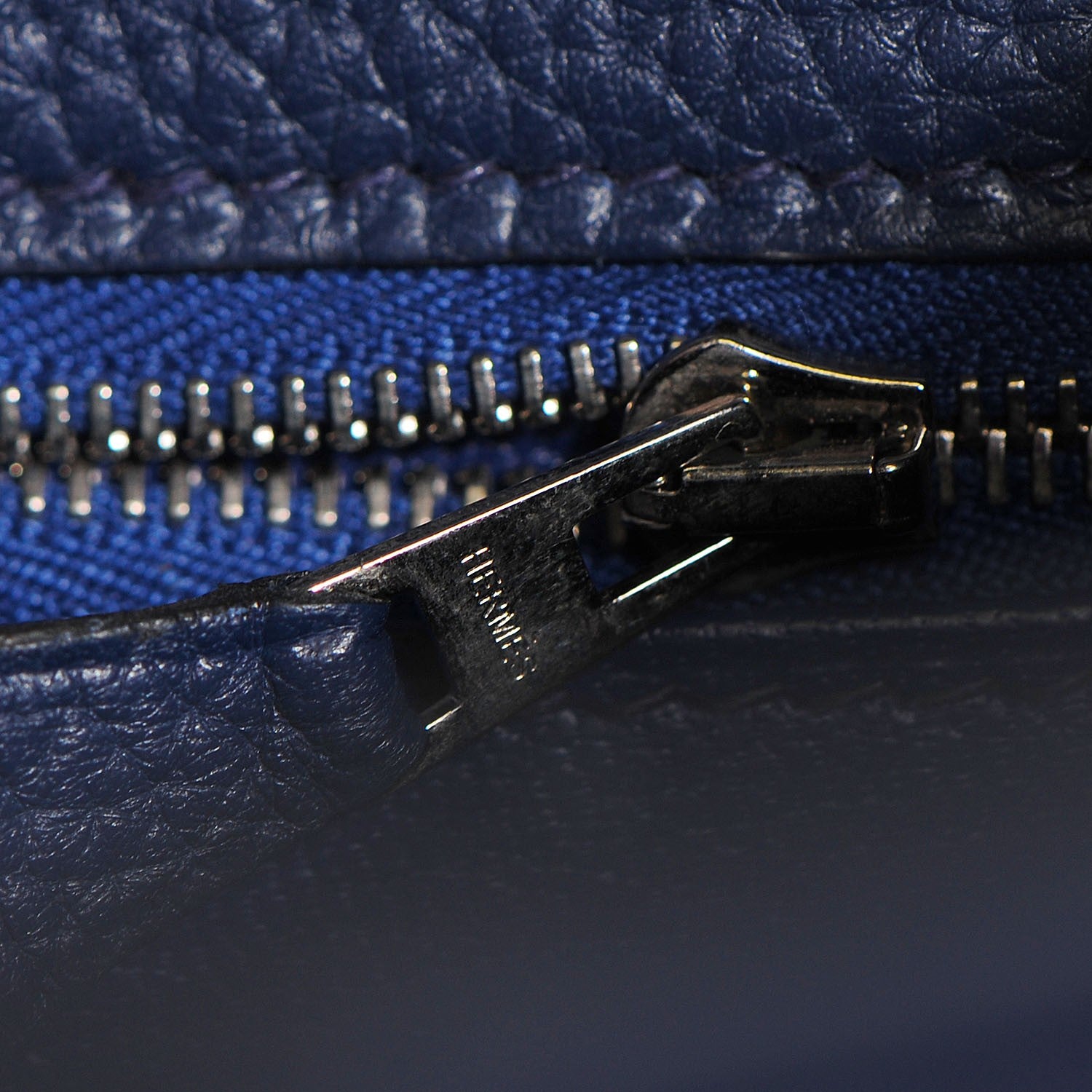 Hermes Togo Kelly Retourne 32 Bleu Saphir 13 of 23