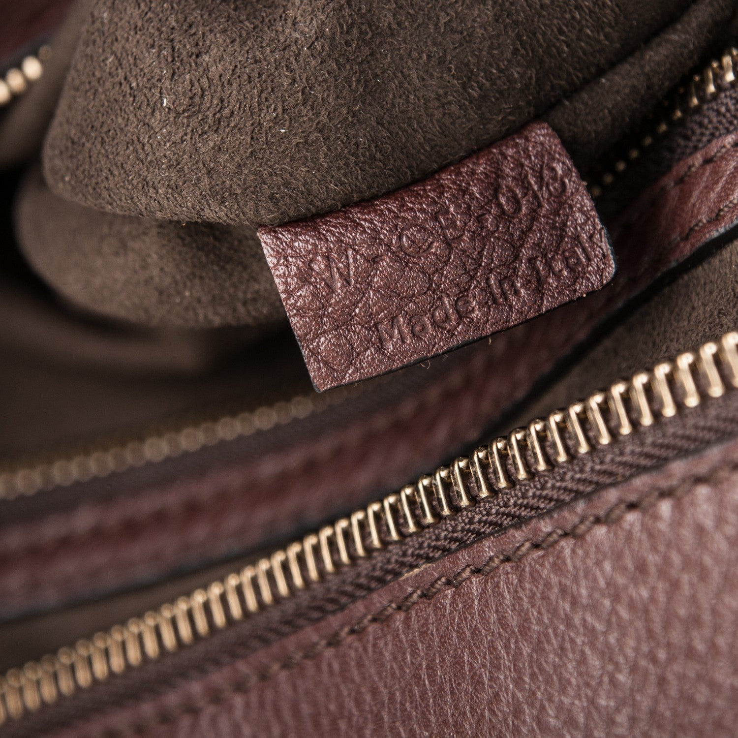 Celine Drummed Calfskin Mini Luggage Dark Brown 7 of 11