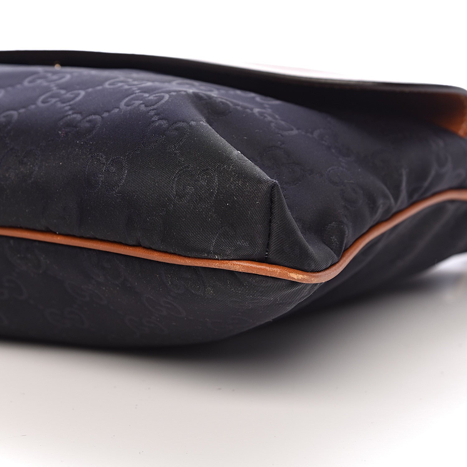 Gucci Nylon Monogram Signature Web Small Messenger Navy 9 of 10