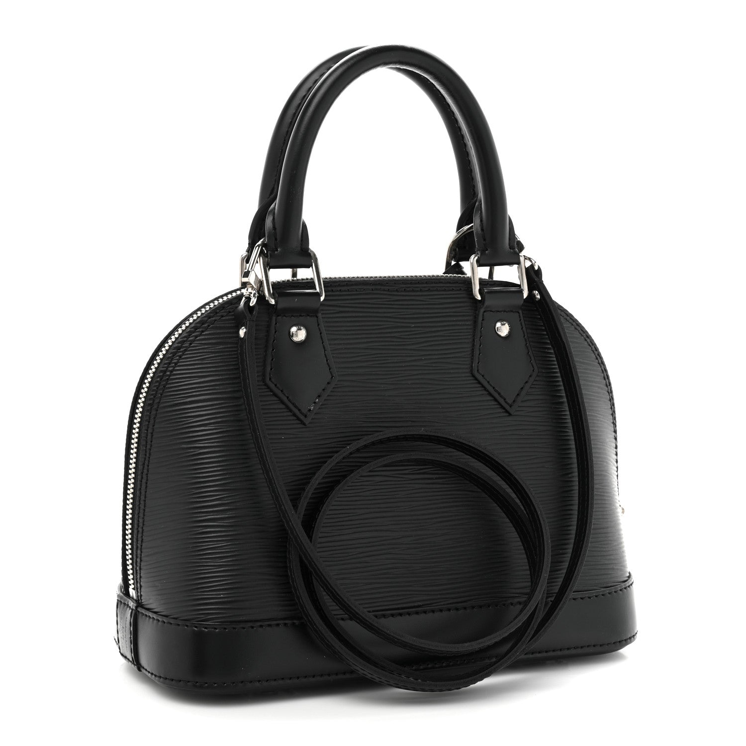 Louis Vuitton Epi Alma BB Black 3 of 11