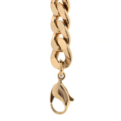 Christian Dior Metal Danseuse Etoile Chain Choker Necklace Gold 4 of 5