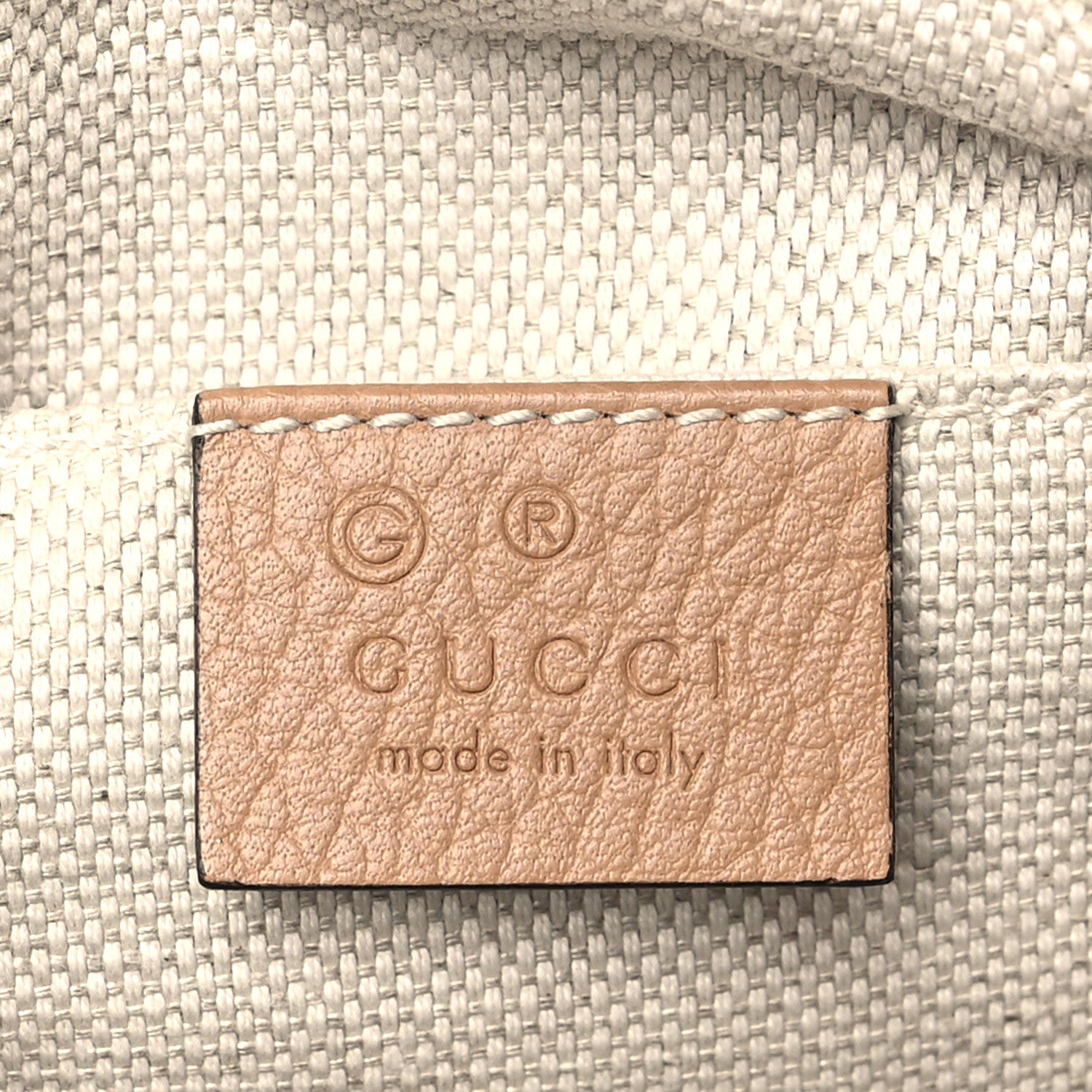 Gucci Pebbled Calfskin Small Soho Disco Bag Camelia 6 of 10