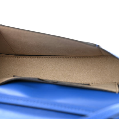 Givenchy Goatskin Quilted GV3 Mini Pocket Convertible Bag Blue 4 of 7