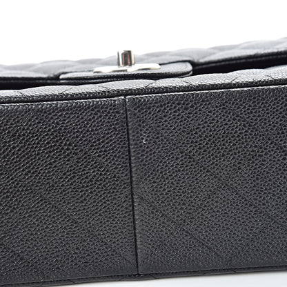 Chanel Caviar Quilted Jumbo Double Flap Black 20 of 20