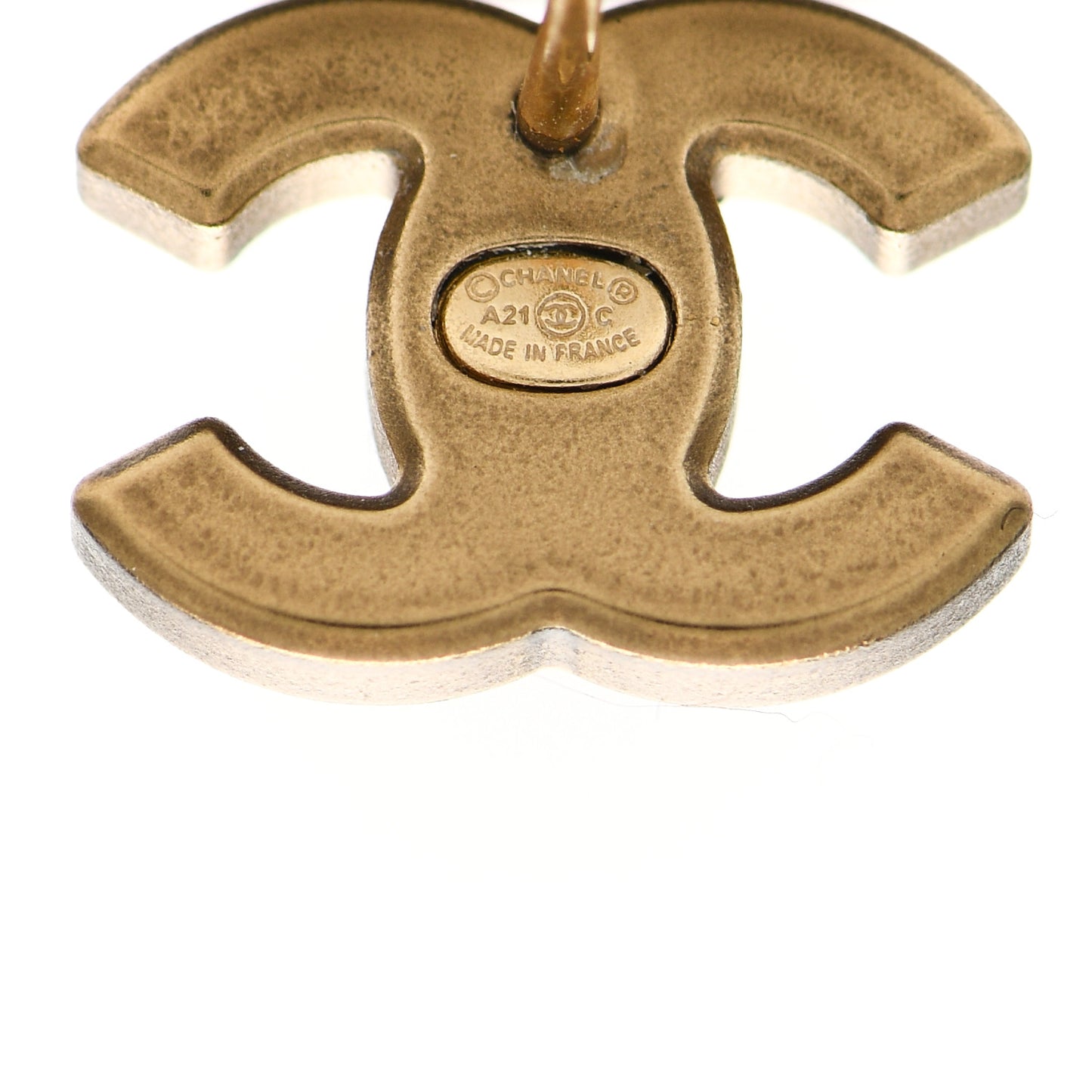 Crystal CC Earrings Gold