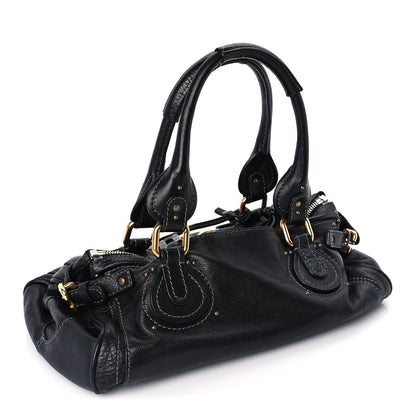 Chloe Calfskin Medium Paddington Satchel  Black 2 of 8