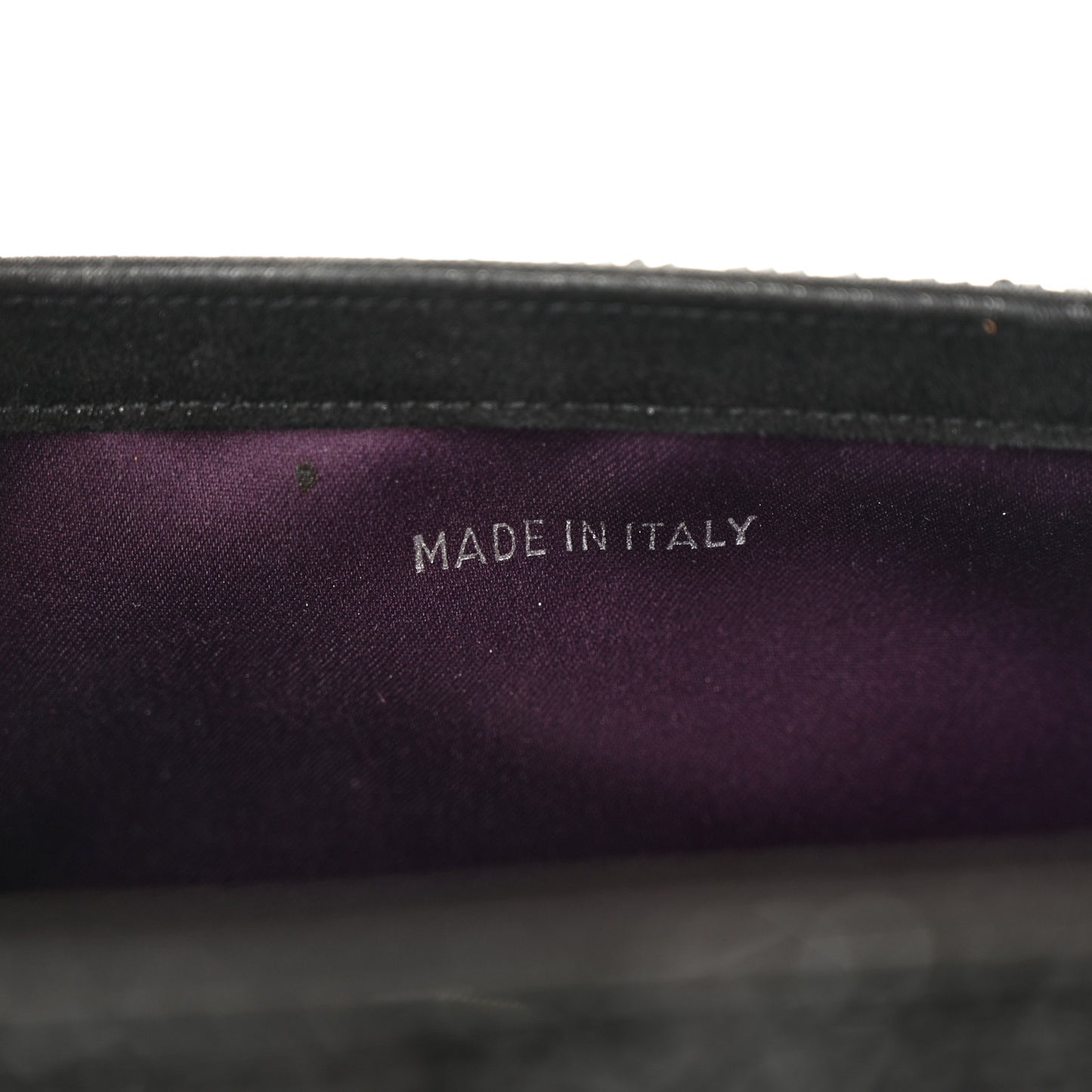 Swarovski Crystal Perry Flap Clutch Black