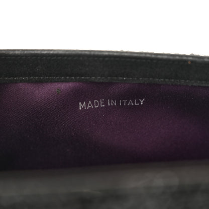 Judith Leiber Swarovski Crystal Perry Flap Clutch Black 7 of 11