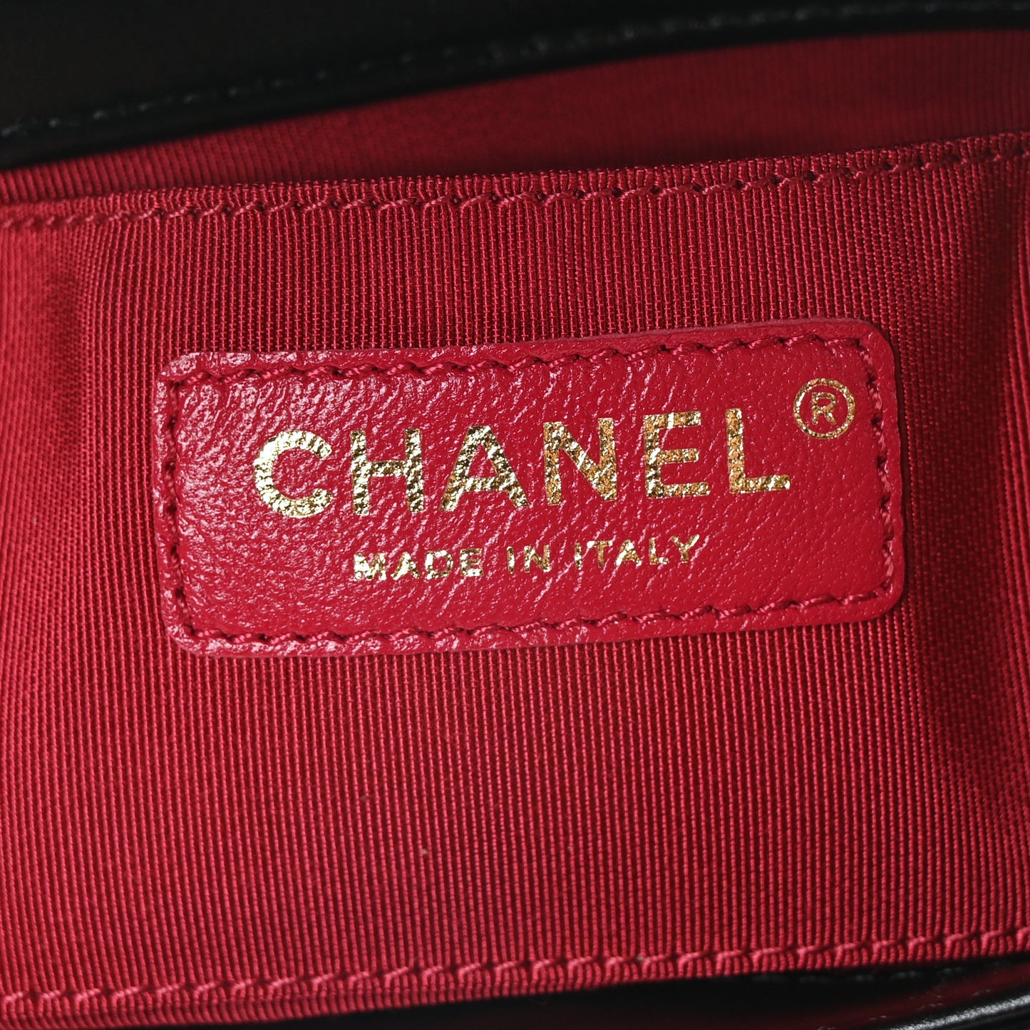 Calfskin Quilted Mini Rectangular Crystal Pearls Chain Flap Black