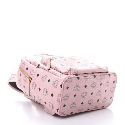 MCM Visetos Small Studded Stark Rabbit Backpack Pink 3 of 10