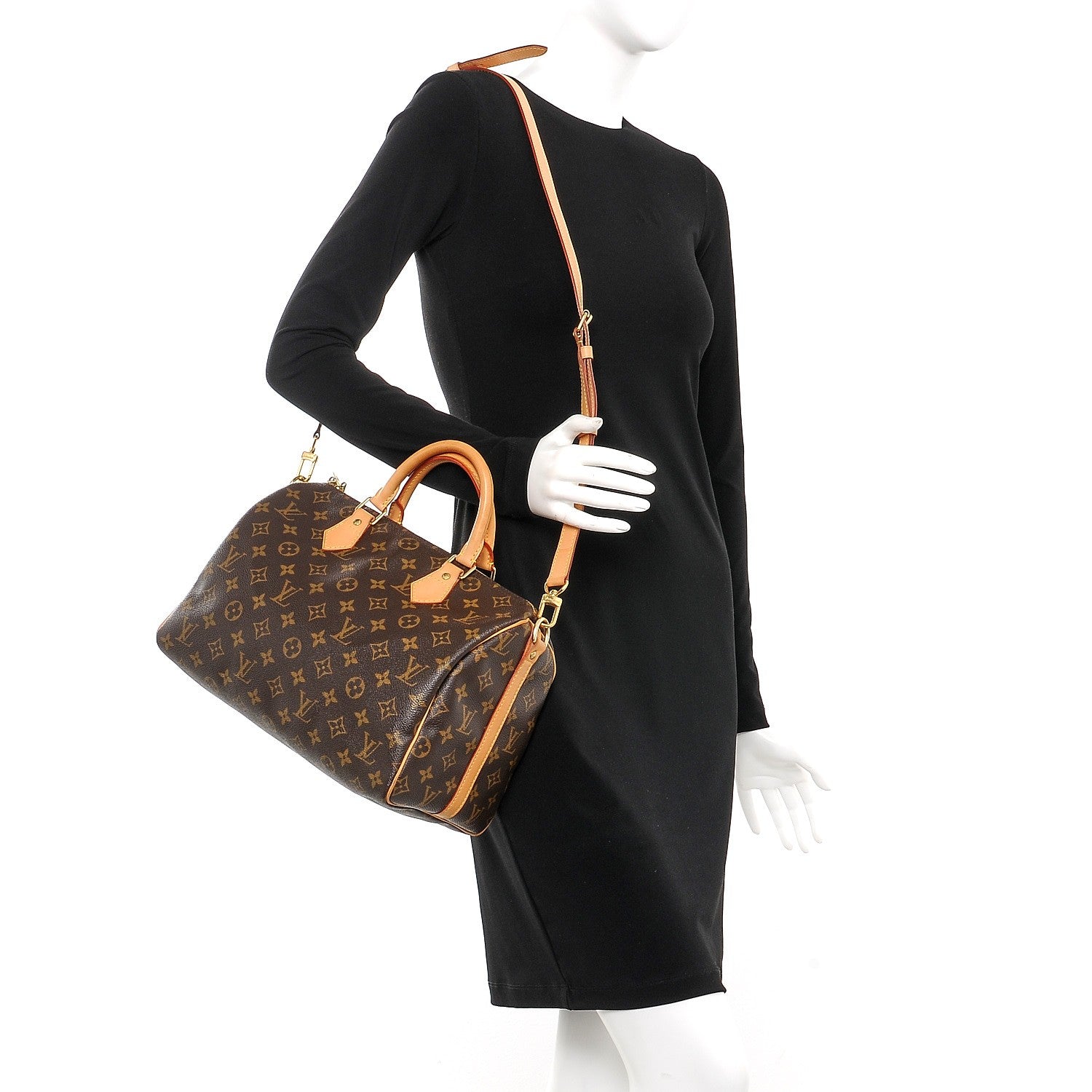 Louis Vuitton Monogram Speedy Bandouliere 30 2 of 8