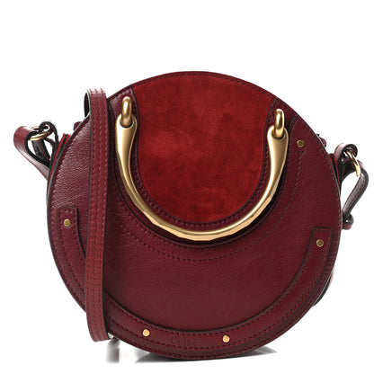 Chloe Calfskin Suede Small Pixie Bag Sienna Red 1 of 4